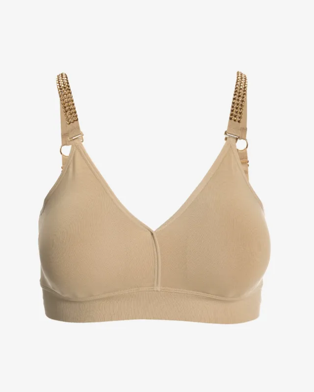 Grande Crystal Plunge Bra Strap It Champagne sold by Boston Proper