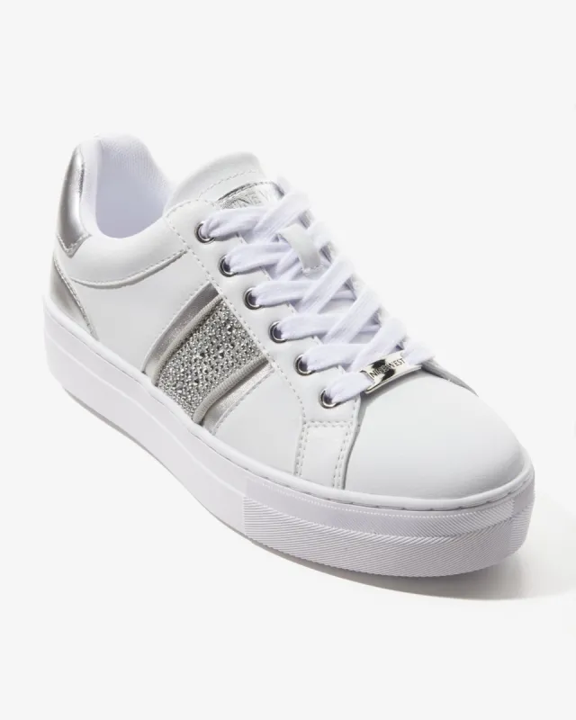 Embellished Casual Sneaker White sold by Boston Proper