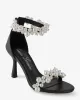 Pearl Ankle Strap Heel Black sold by Boston Proper