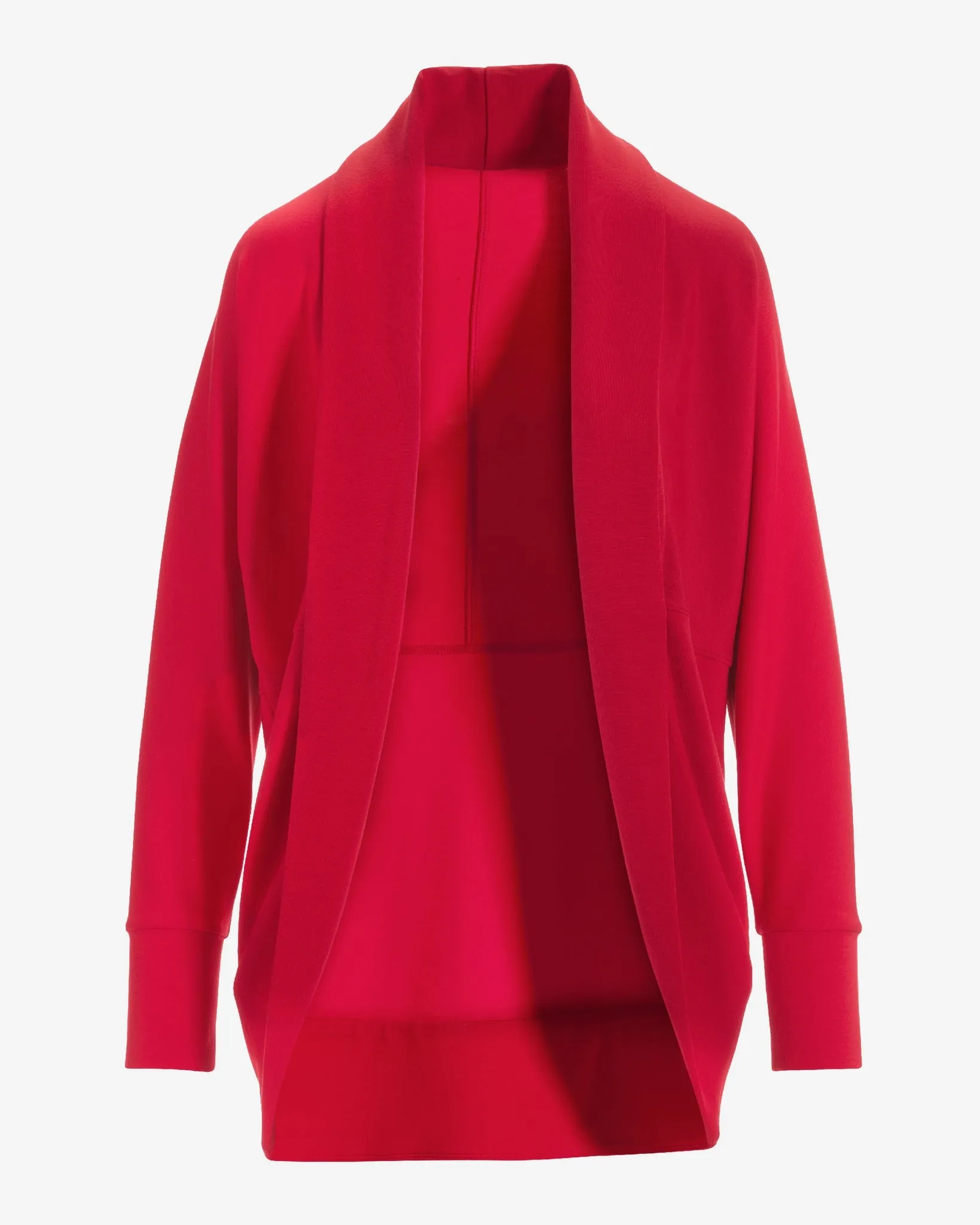 Luxe Lounge Cocoon Cardigan Racing Red sold by Boston Proper product image thumbnail 2