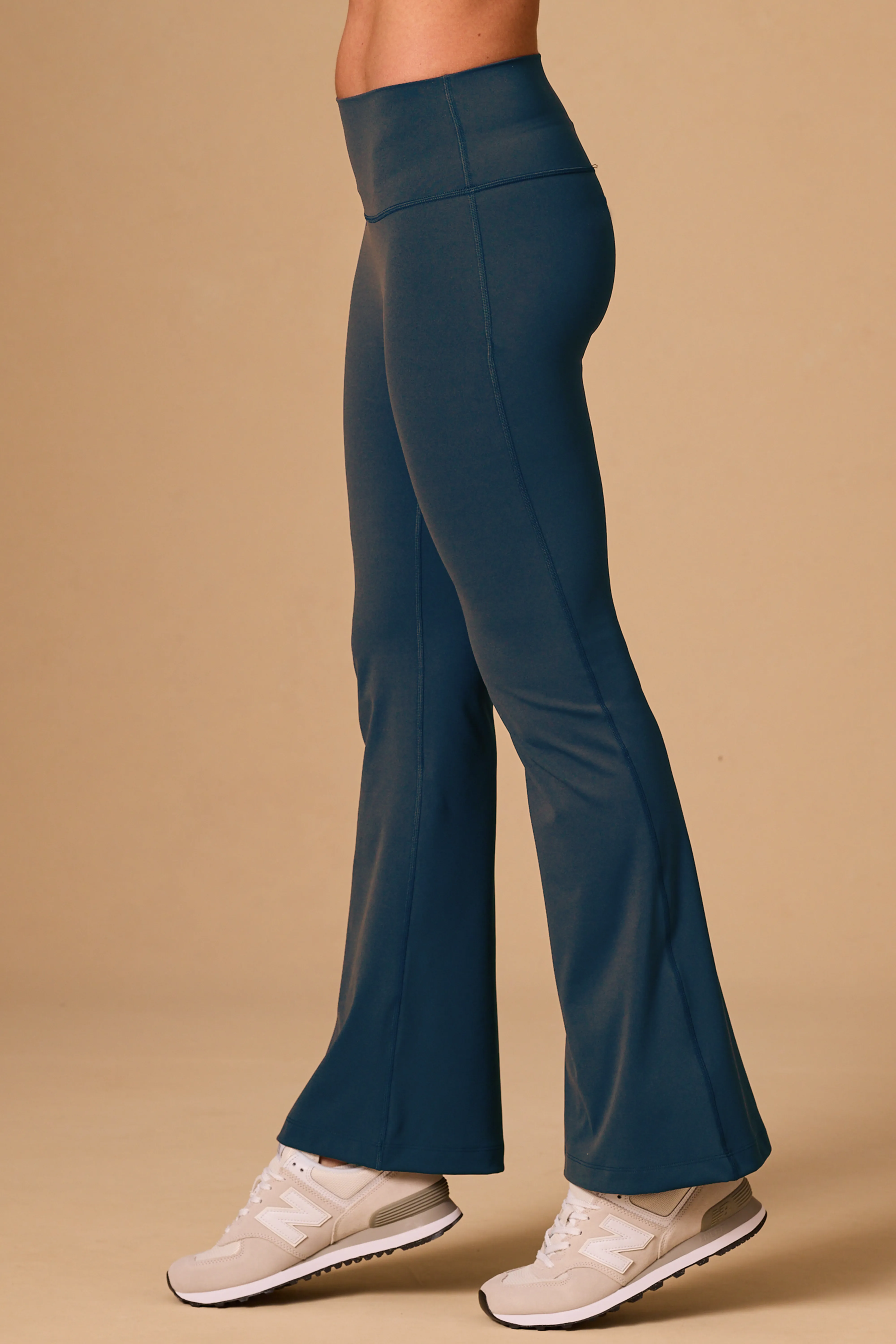 Tilly Flare Pants Dark Green sold by Boston Proper