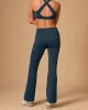 Tilly Flare Pants Dark Green sold by Boston Proper
