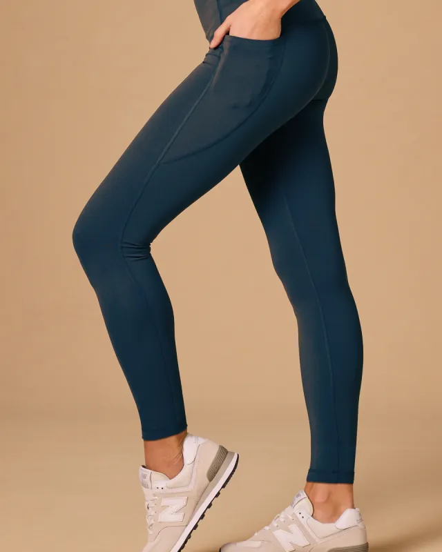 Tilly Pocket Leggings Dark Green sold by Boston Proper