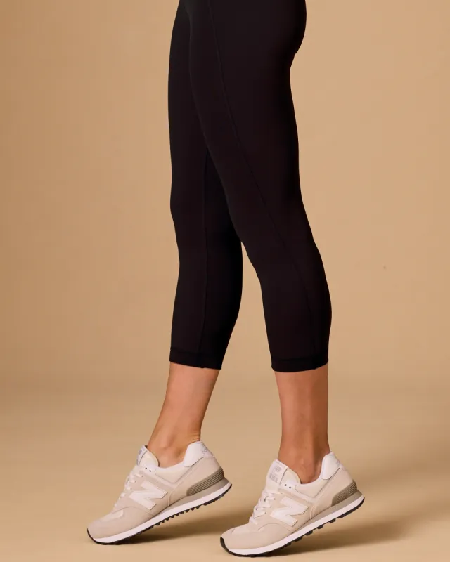 Tilly Crop Legging Black sold by Boston Proper