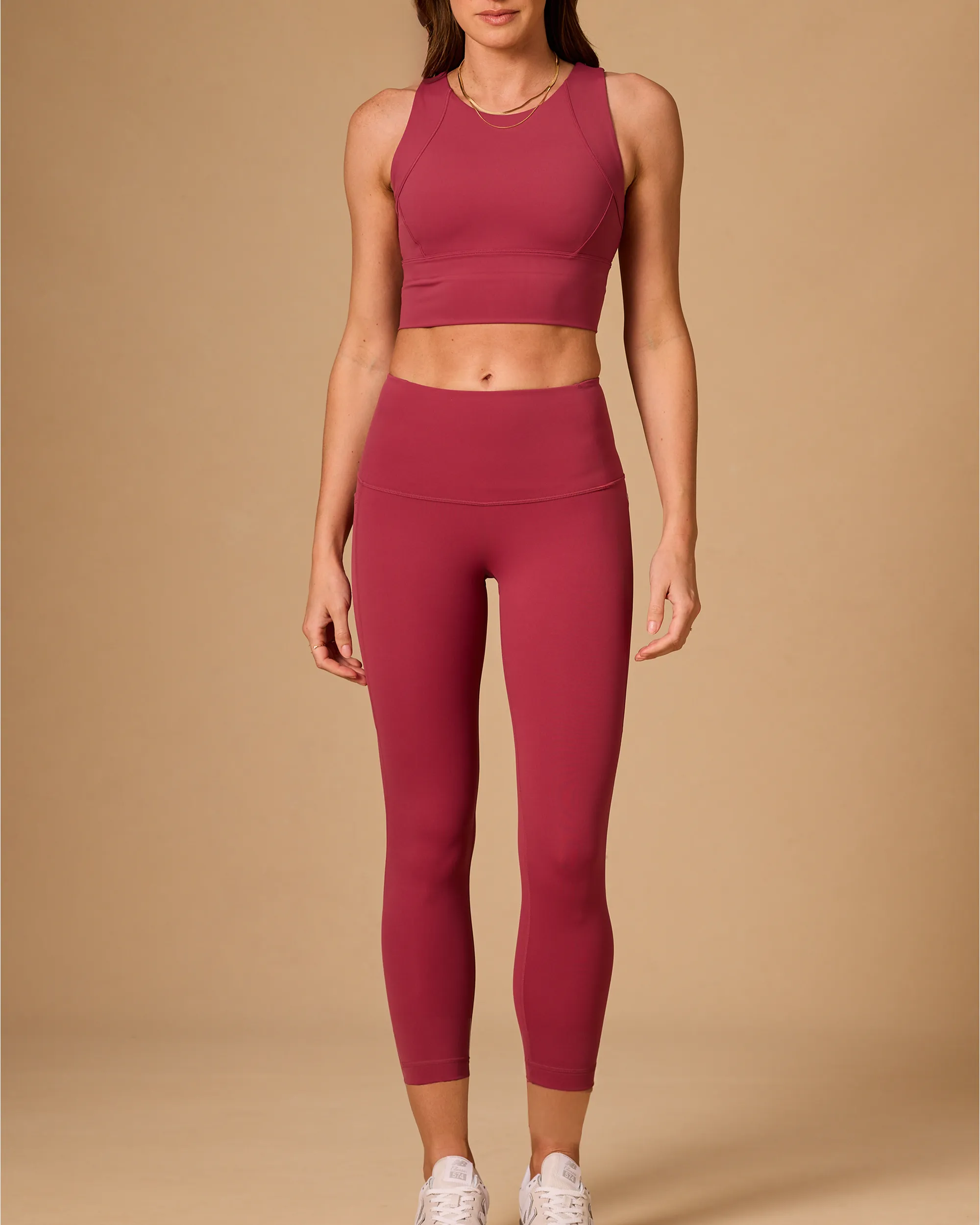 Tilly Crop Legging Red sold by Boston Proper product image thumbnail 4