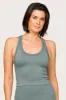 Barre Racer Tank Sage sold by Boston Proper
