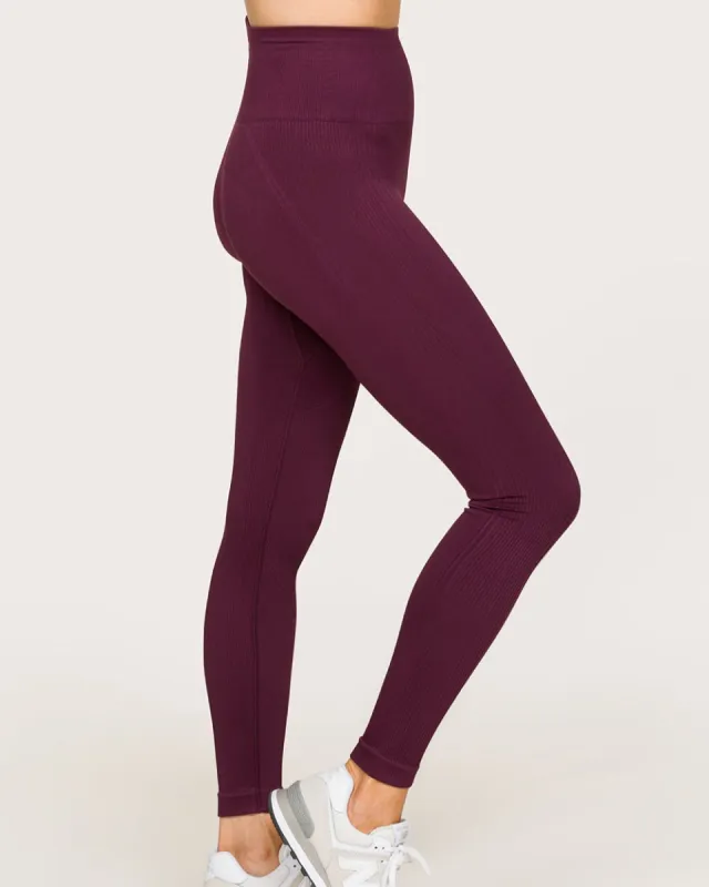 Barre Seamless Leggings Wine sold by Boston Proper