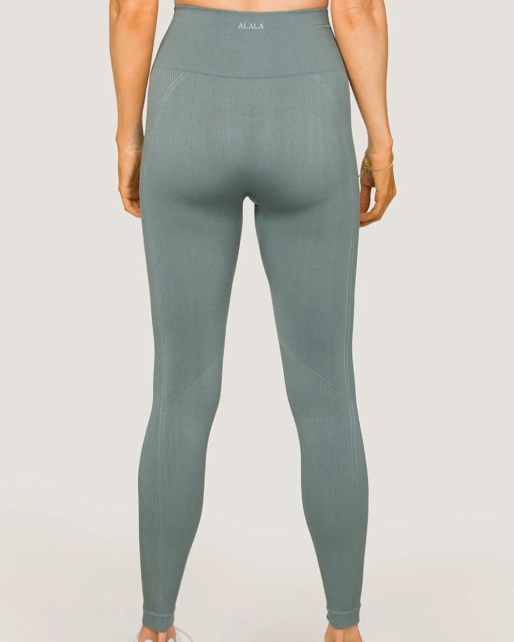 Barre Seamless Leggings Sage sold by Boston Proper product image thumbnail 3