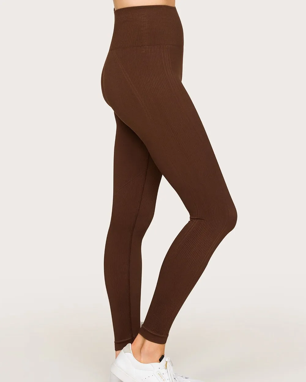 Barre Seamless Leggings Coffee sold by Boston Proper