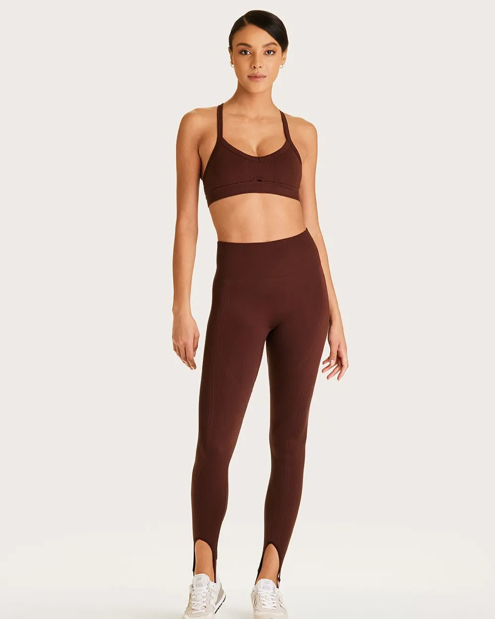 Barre Stirrup Leggings Coffee sold by Boston Proper product image thumbnail 2