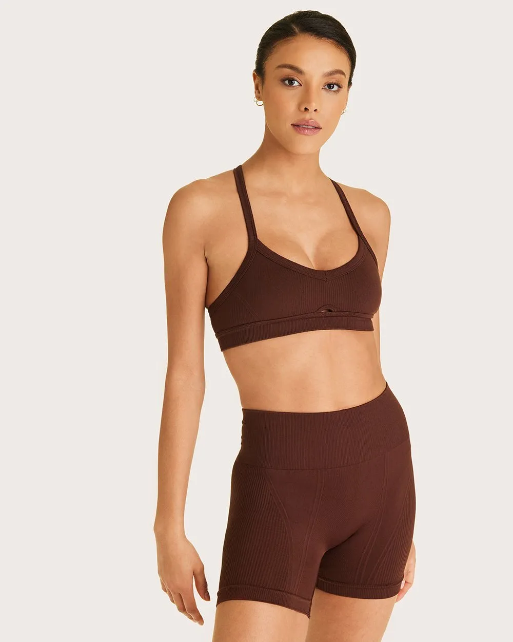 Barre Cami Bra Coffee sold by Boston Proper product image thumbnail 3
