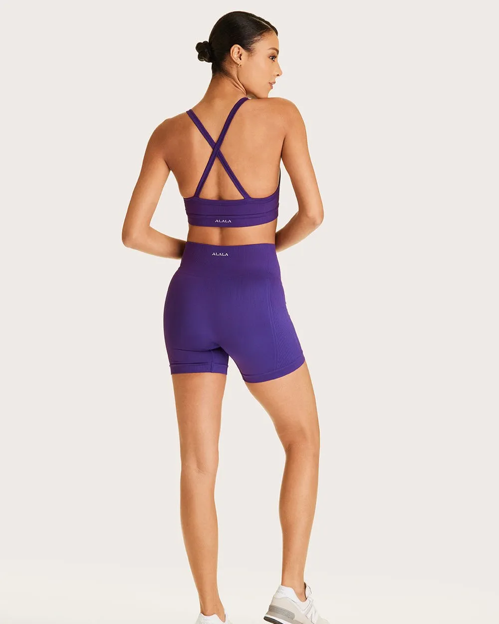 Barre Seamless Short Royal Purple sold by Boston Proper product image thumbnail 3