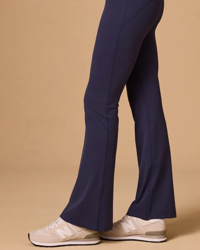 Tilly Flare Pants Navy sold by Boston Proper