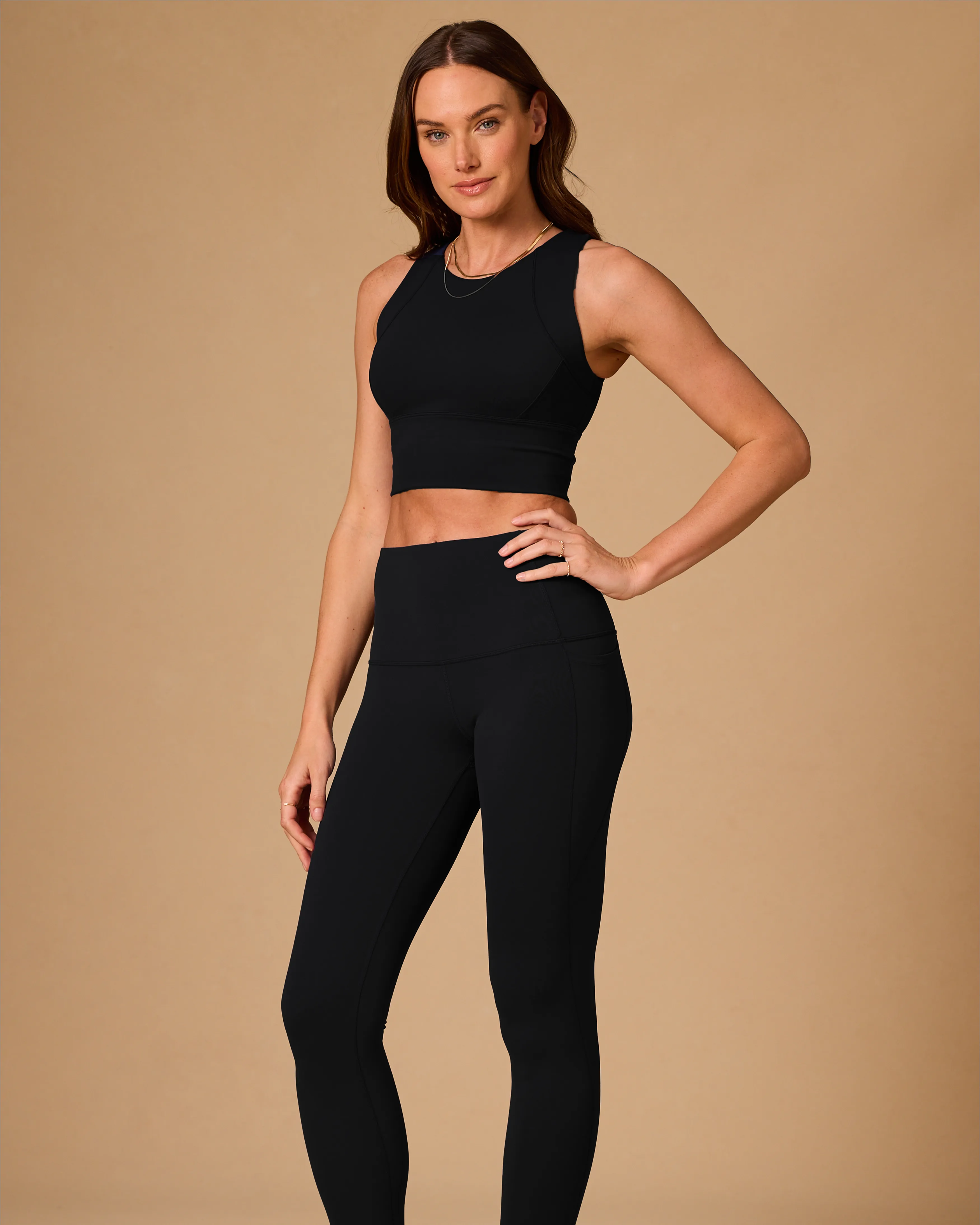 Tilly Long Bra Black sold by Boston Proper product image thumbnail 3