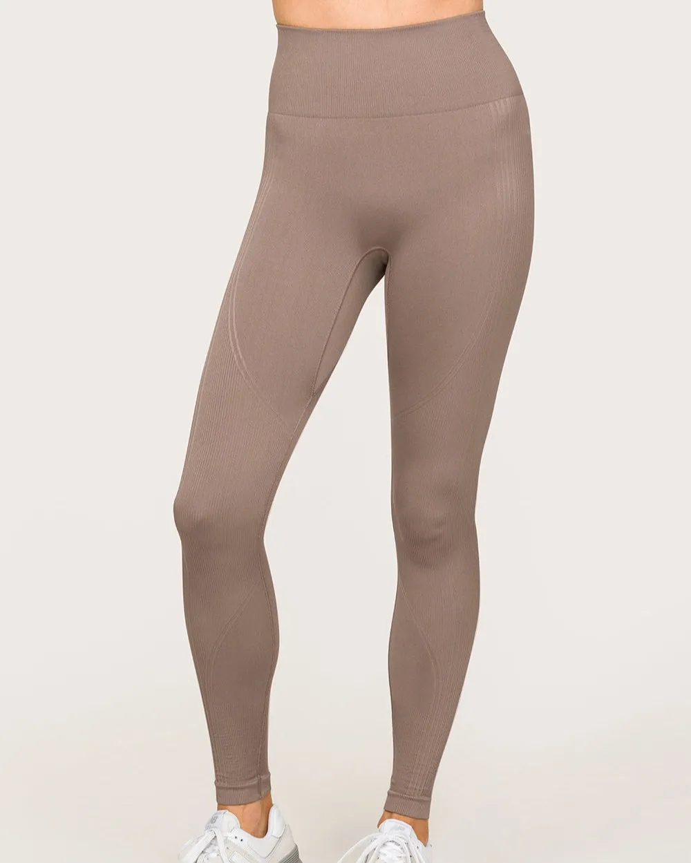 Barre Seamless Leggings Mushroom sold by Boston Proper product image thumbnail 5