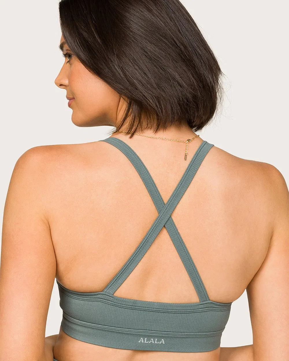 Barre Cami Bra Sage sold by Boston Proper product image thumbnail 2