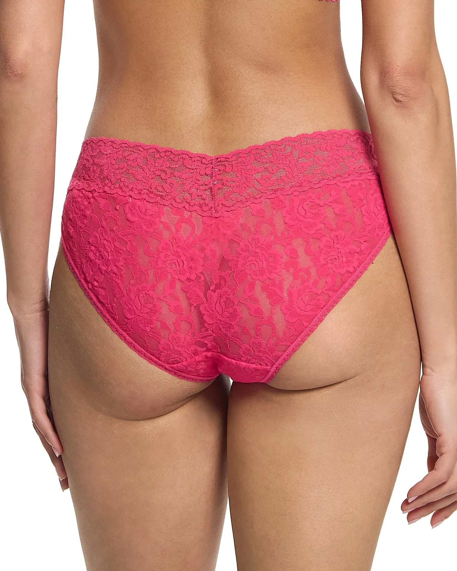 Signature Lace V-Kini Sweet Tart Pink sold by Boston Proper product image thumbnail 2