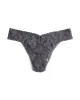 Signature Lace Original Rise Thong Granite Grey sold by Boston Proper