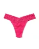 Signature Lace Original Rise Thong Sweet Tart Pink sold by Boston Proper