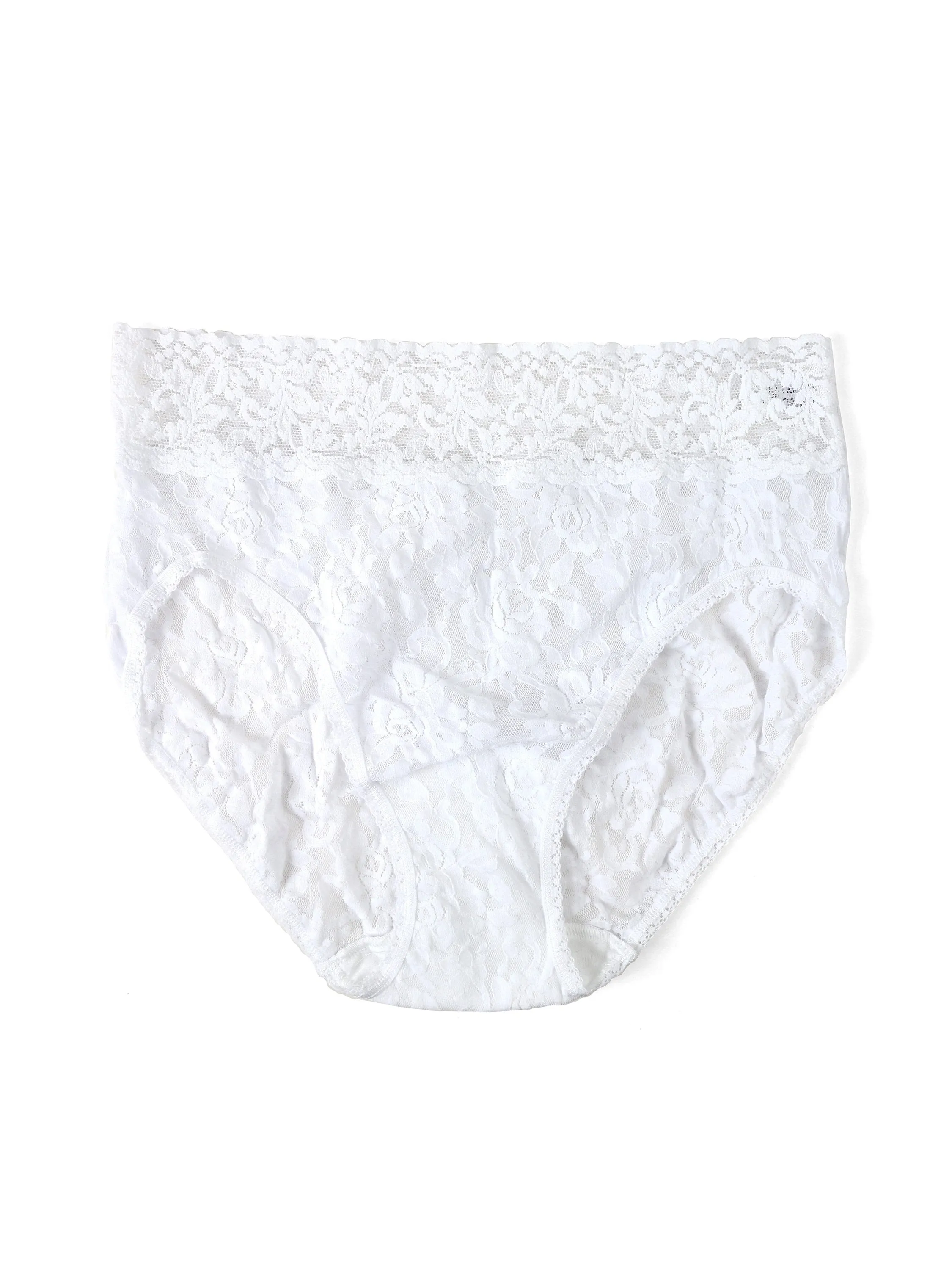 Signature Lace French Brief White sold by Boston Proper