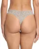 Signature Lace Original Rise Thong Sleep In Grey sold by Boston Proper