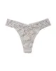 Signature Lace Original Rise Thong Sleep In Grey sold by Boston Proper