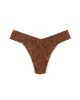 Signature Lace Original Rise Thong Macchiato Brown sold by Boston Proper