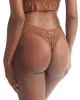 Signature Lace Original Rise Thong Macchiato Brown sold by Boston Proper