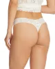 Signature Lace Original Rise Thong Marshmallow sold by Boston Proper