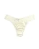 Signature Lace Original Rise Thong Marshmallow sold by Boston Proper