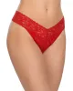 Signature Lace Original Rise Thong Red sold by Boston Proper