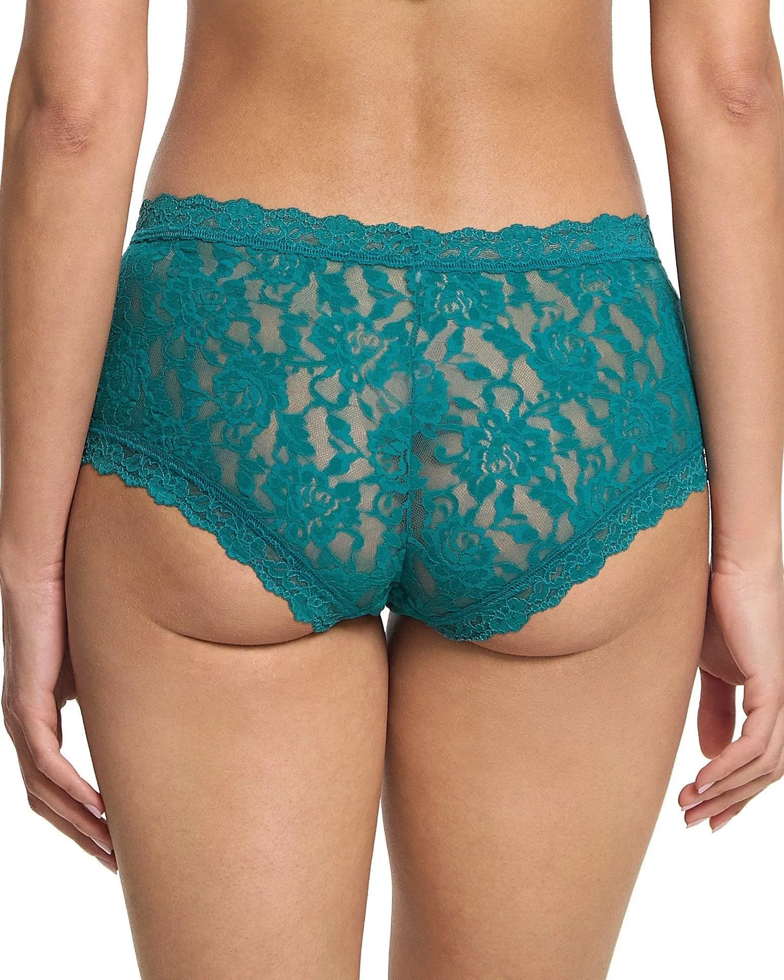 Signature Lace Boyshort Northern Lights Green sold by Boston Proper product image thumbnail 2