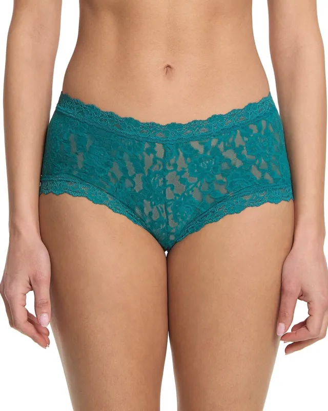 Signature Lace Boyshort Northern Lights Green sold by Boston Proper