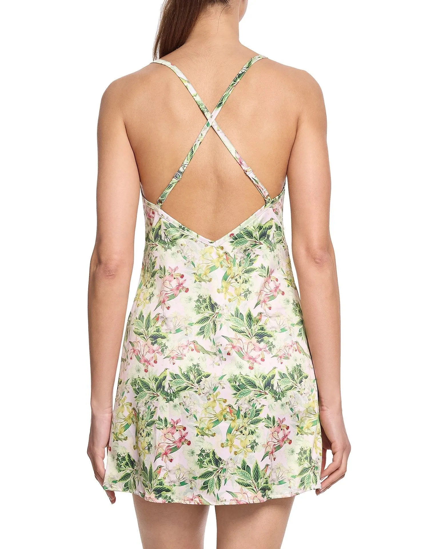 Satin Sleep Chemise French Garden sold by Boston Proper product image thumbnail 2