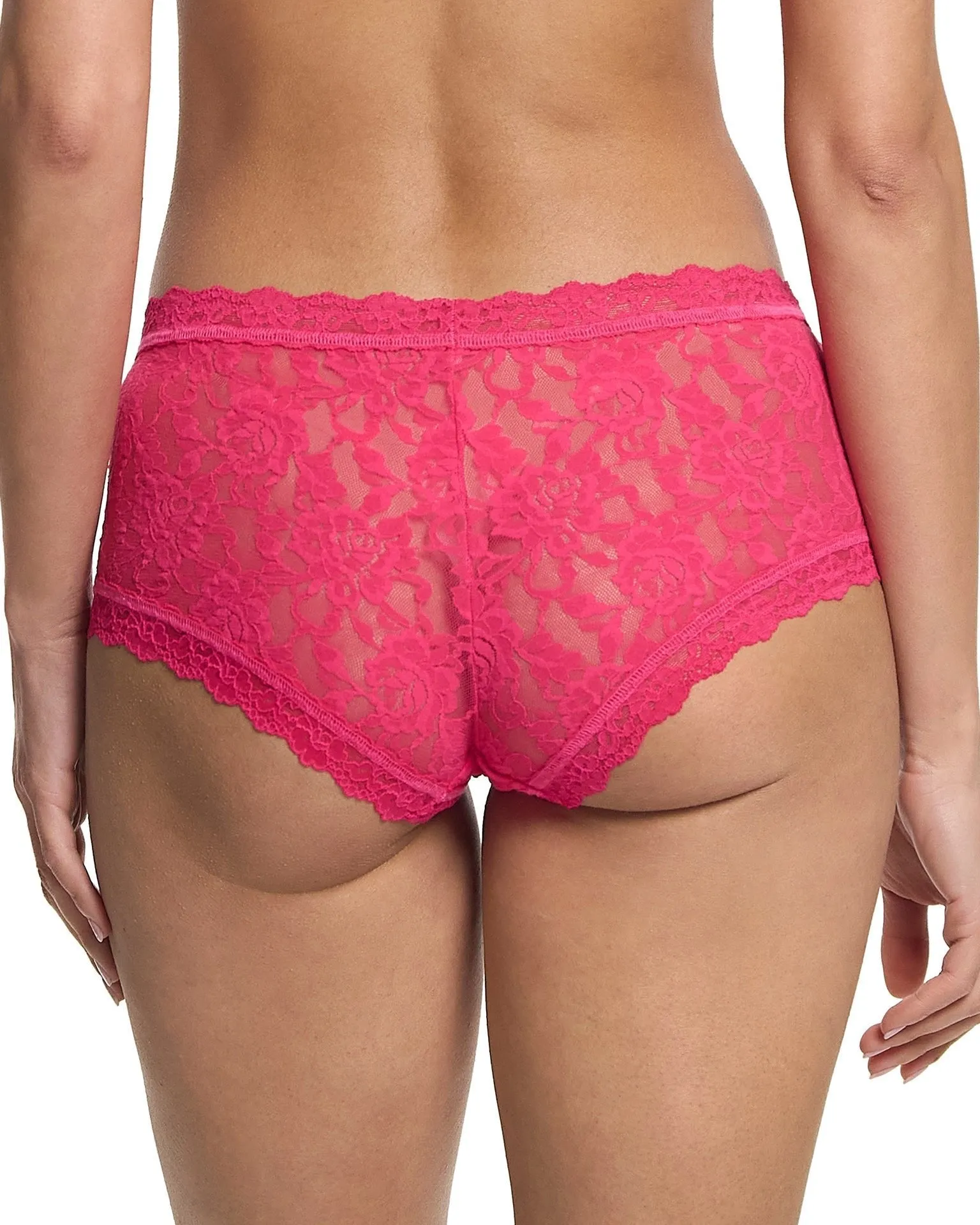Signature Lace Boyshort Sweet Tart Pink sold by Boston Proper product image thumbnail 2