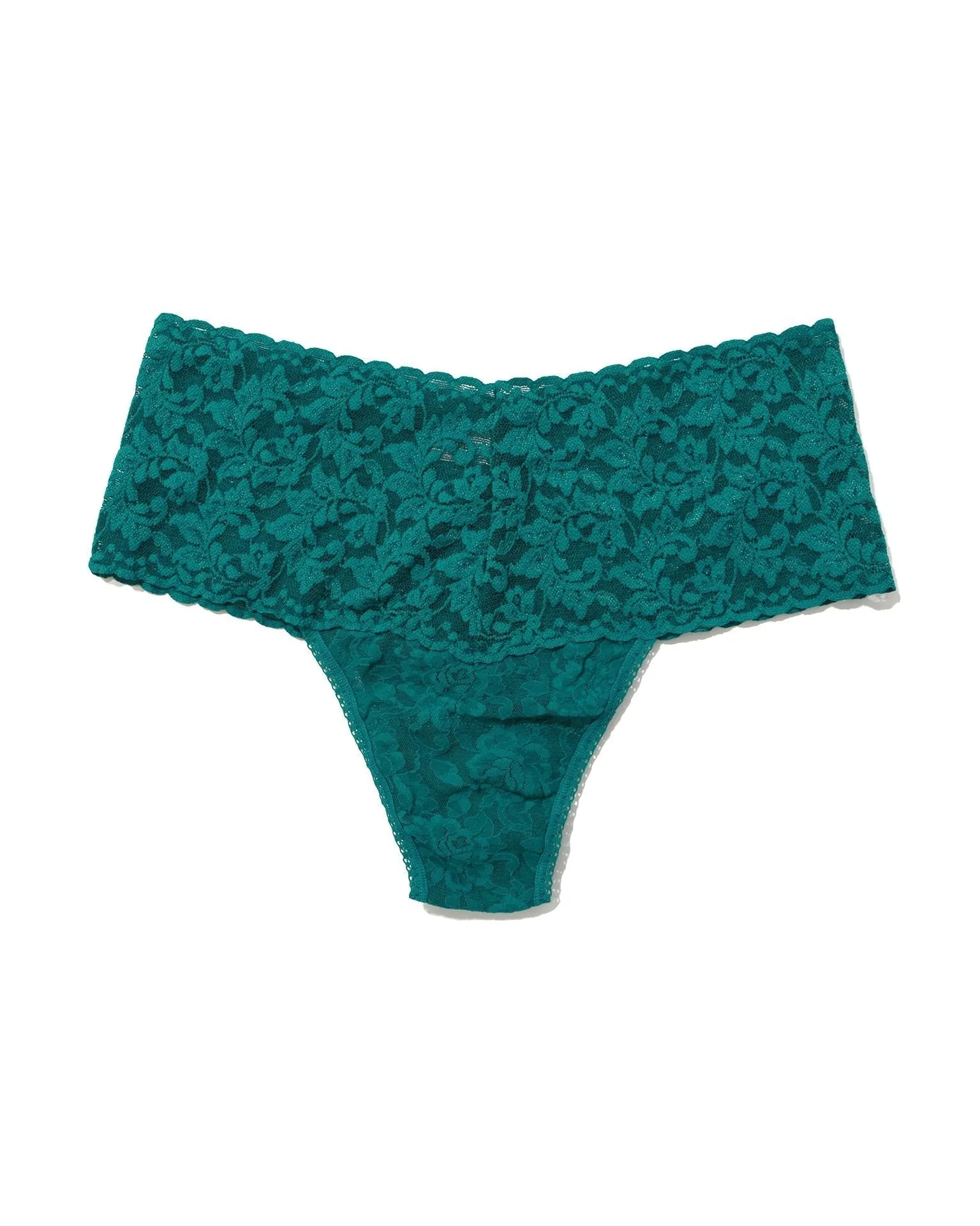 Retro Lace Thong Northern Lights Green sold by Boston Proper product image thumbnail 3