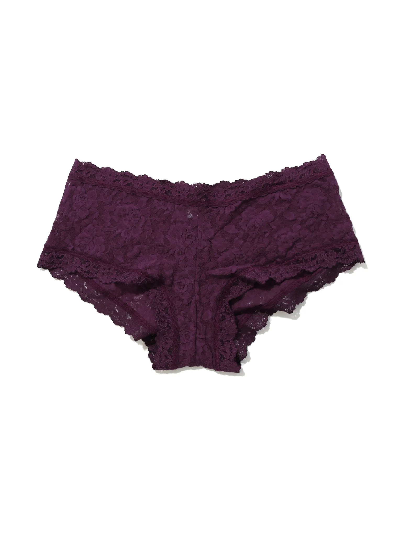 Signature Lace Boyshort Stone Fruit Purple sold by Boston Proper product image thumbnail 3