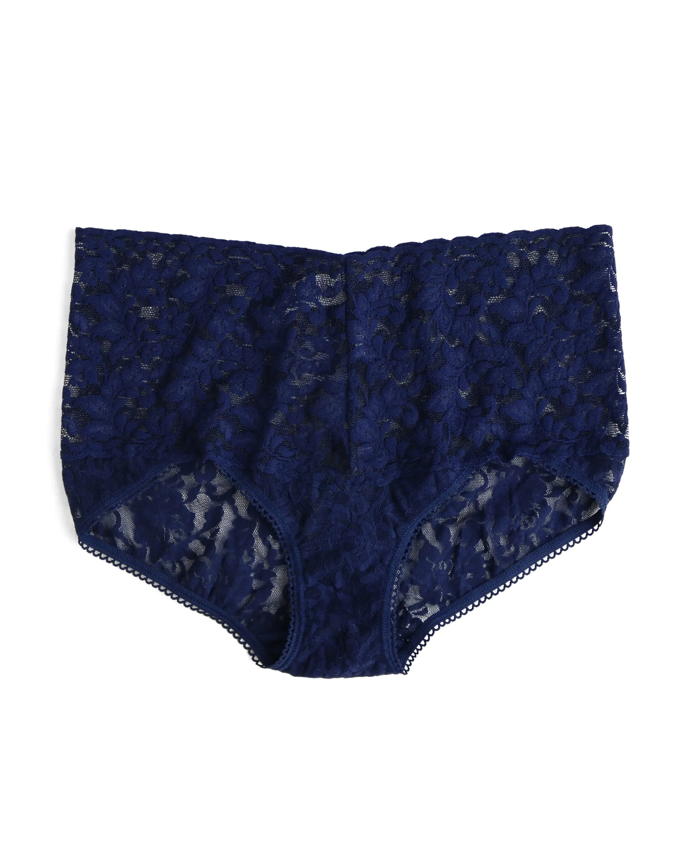 Retro Lace V-Kini Navy sold by Boston Proper