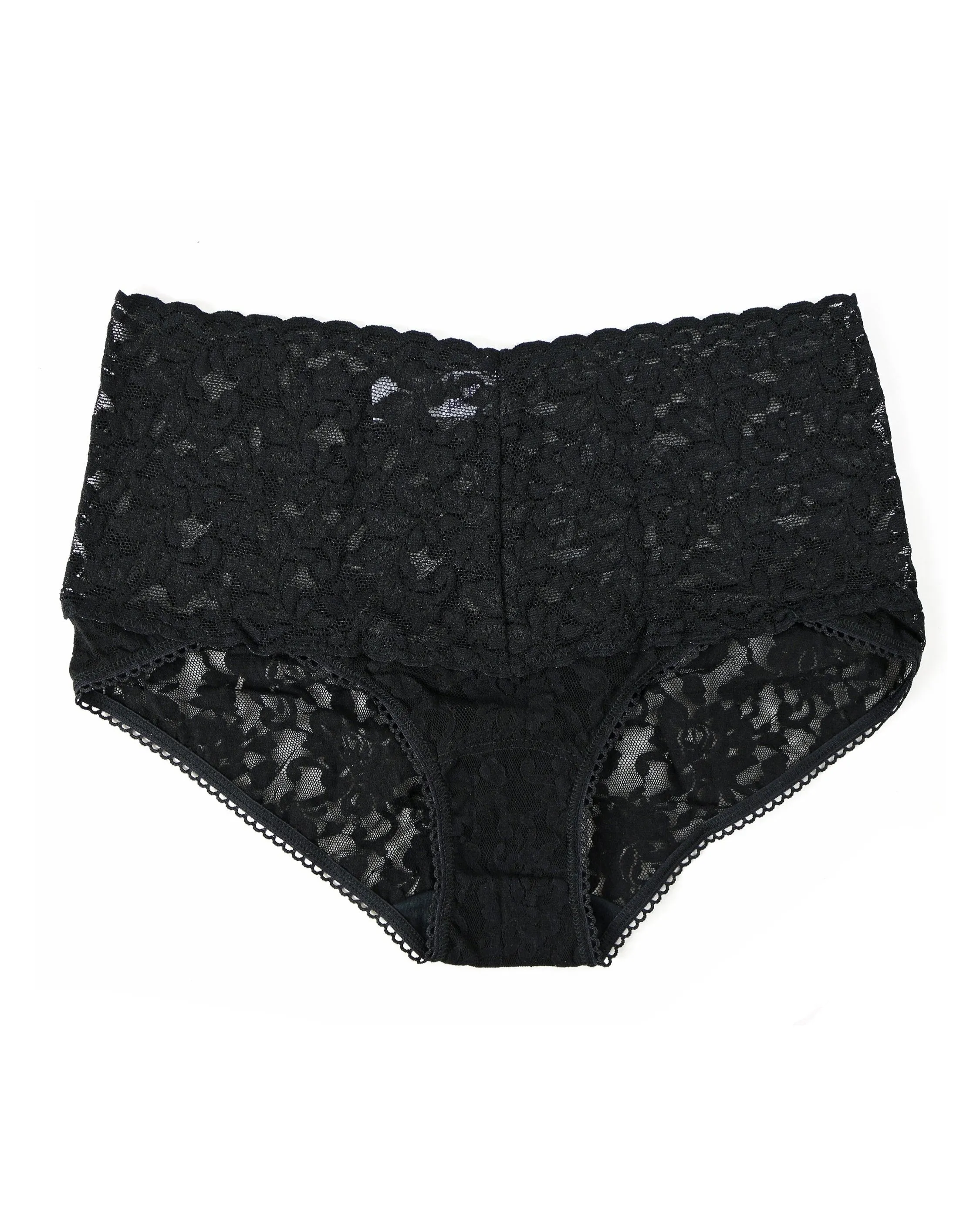 Retro Lace V-Kini Black sold by Boston Proper