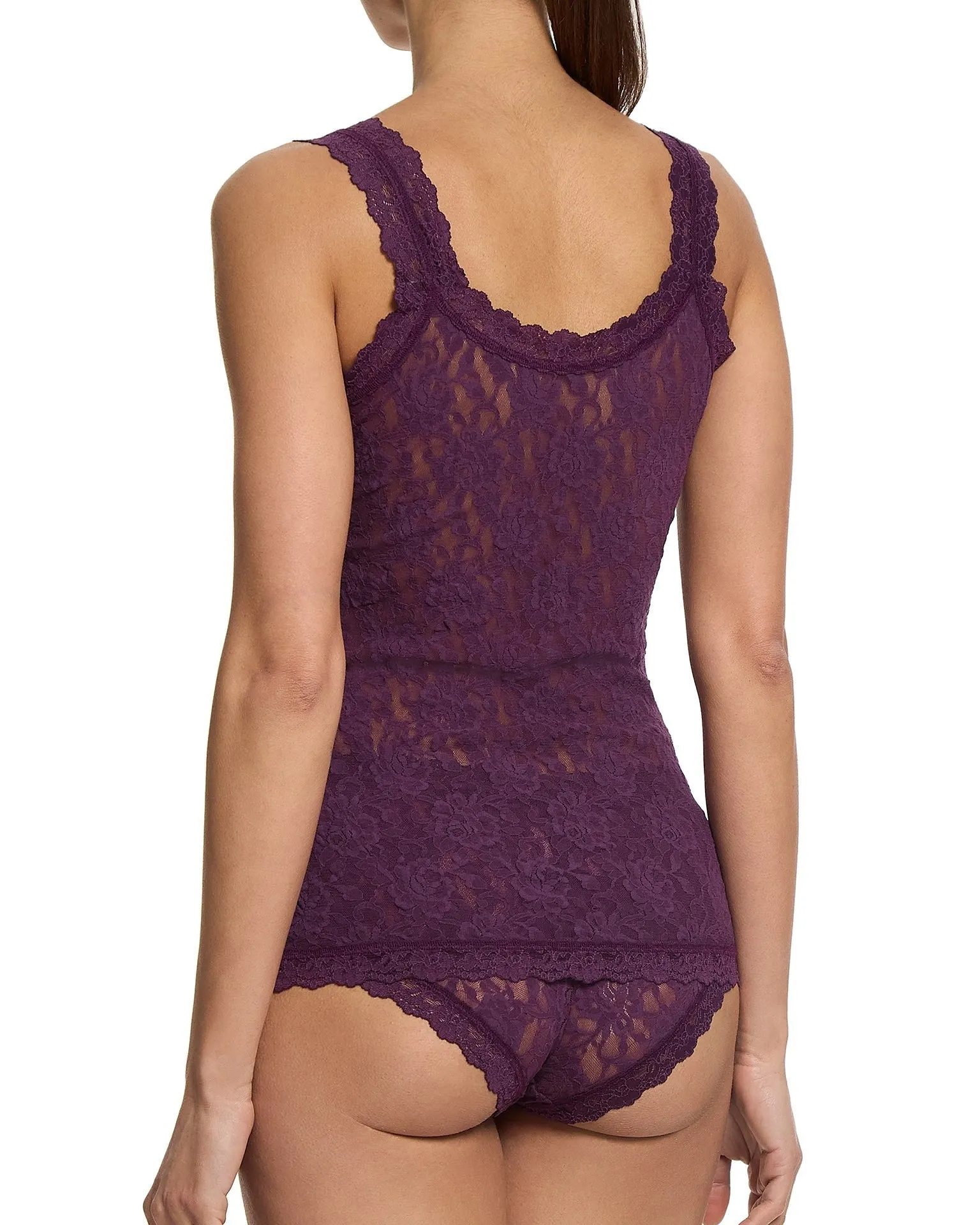 Signature Lace Classic Cami Stone Fruit Purple sold by Boston Proper product image thumbnail 2