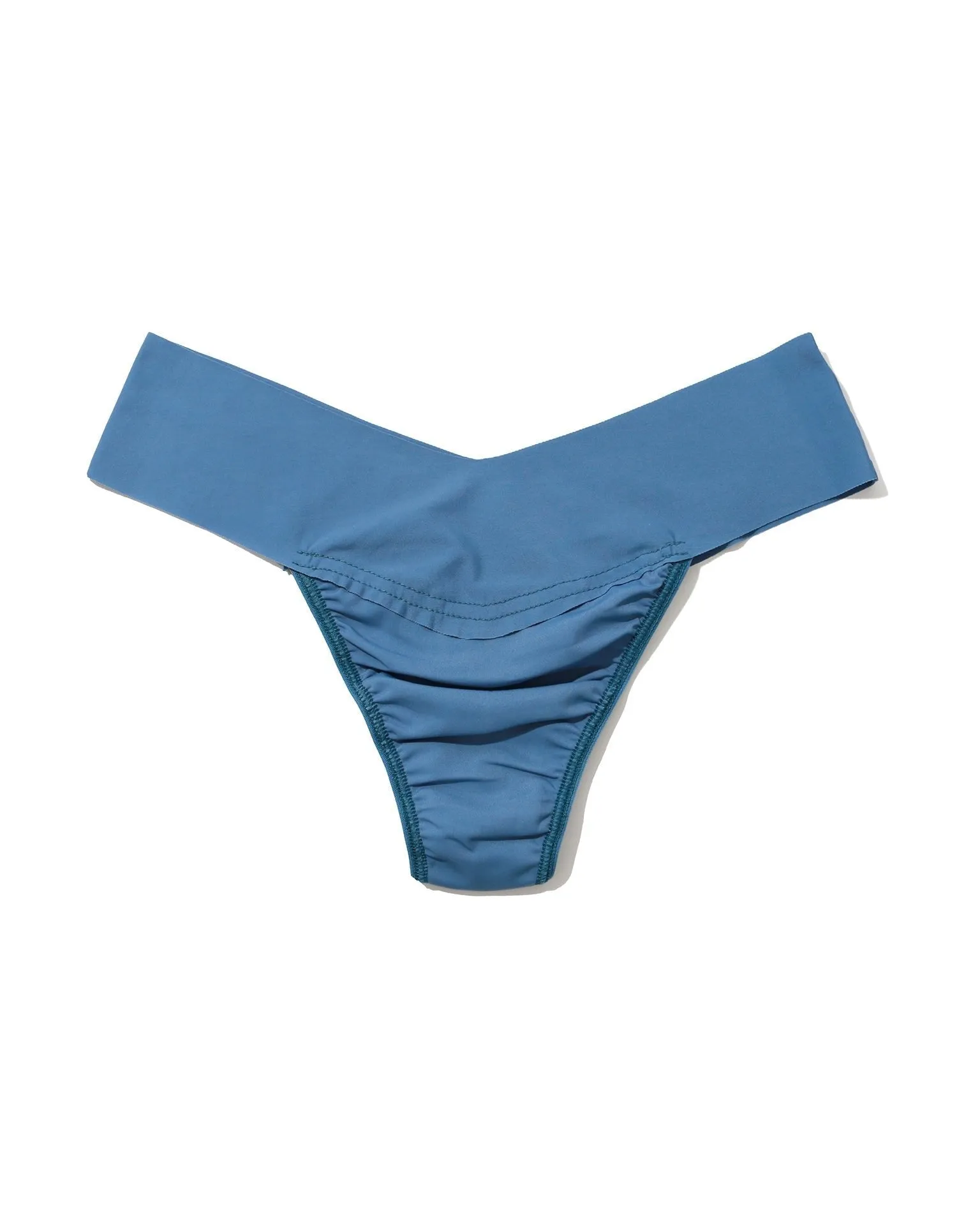 BreatheSoft® Natural Rise Thong Rainy Day Blue sold by Boston Proper product image thumbnail 3