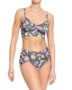 Printed Retro Lace V-Kini Dream Garden sold by Boston Proper