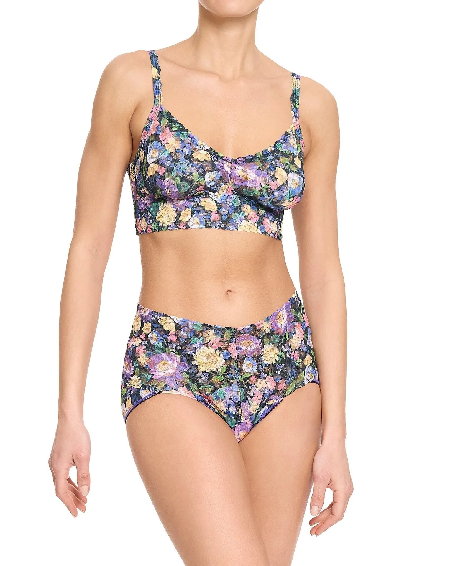 Printed Retro Lace V-Kini Dream Garden sold by Boston Proper product image thumbnail 3