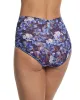 Printed Retro Lace V-Kini Nightfall Purple sold by Boston Proper