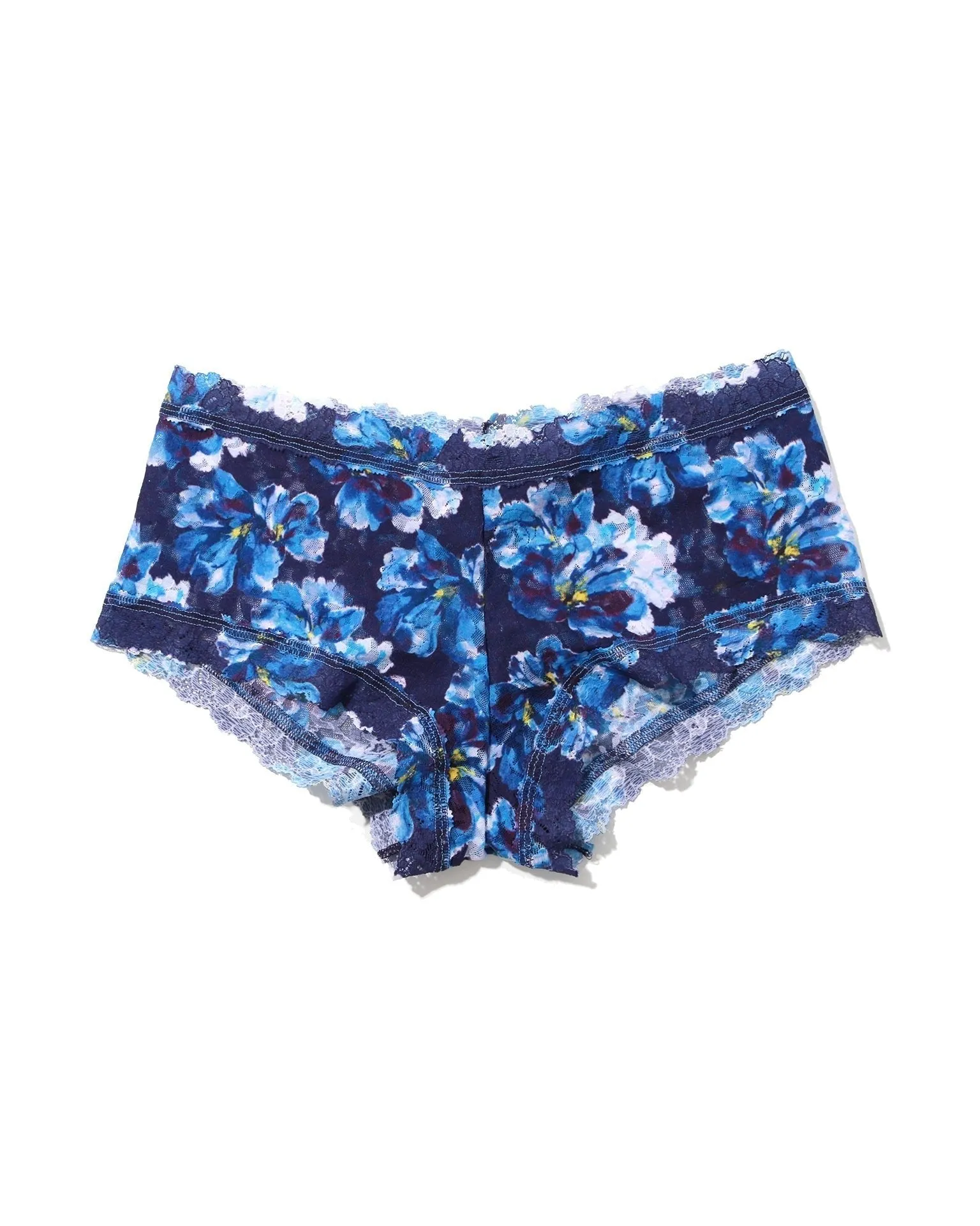 Printed Signature Lace Boyshort Nightfall Purple sold by Boston Proper product image thumbnail 3