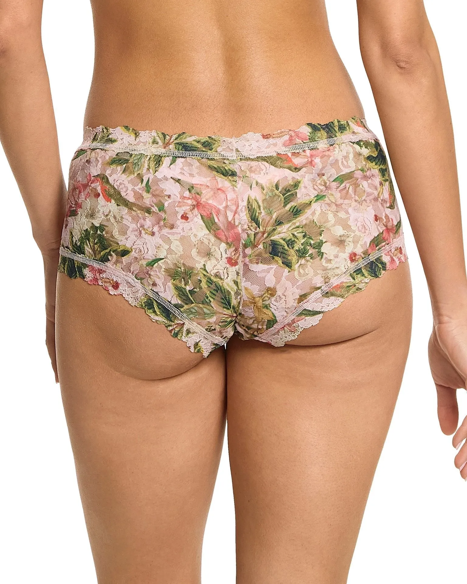 Printed Signature Lace Boyshort French Garden sold by Boston Proper product image thumbnail 2