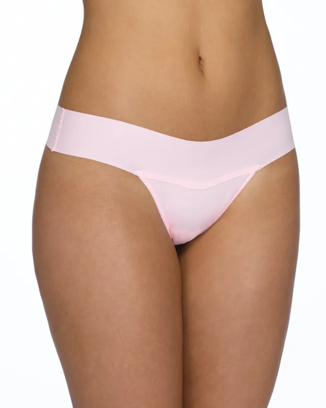 BreatheSoft® Natural Rise Thong Bliss Pink sold by Boston Proper