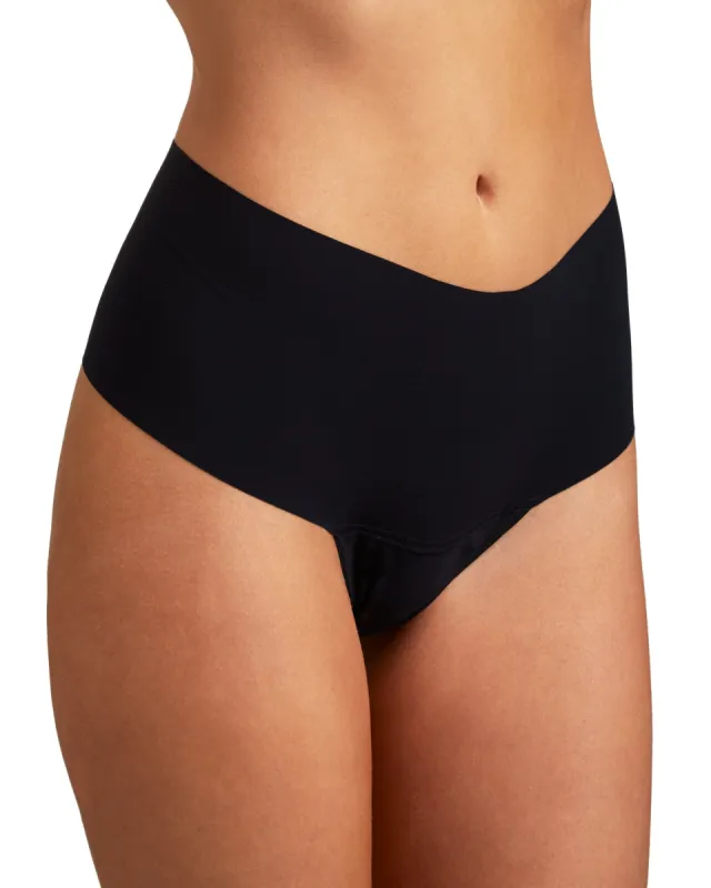 BreatheSoft® High Rise Thong Black sold by Boston Proper