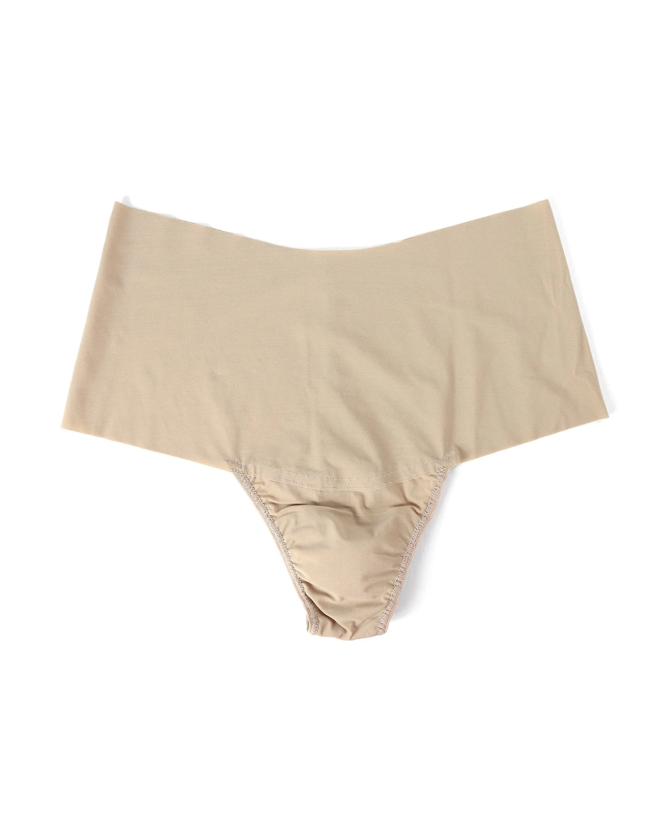 BreatheSoft® High Rise Thong Taupe sold by Boston Proper product image thumbnail 3