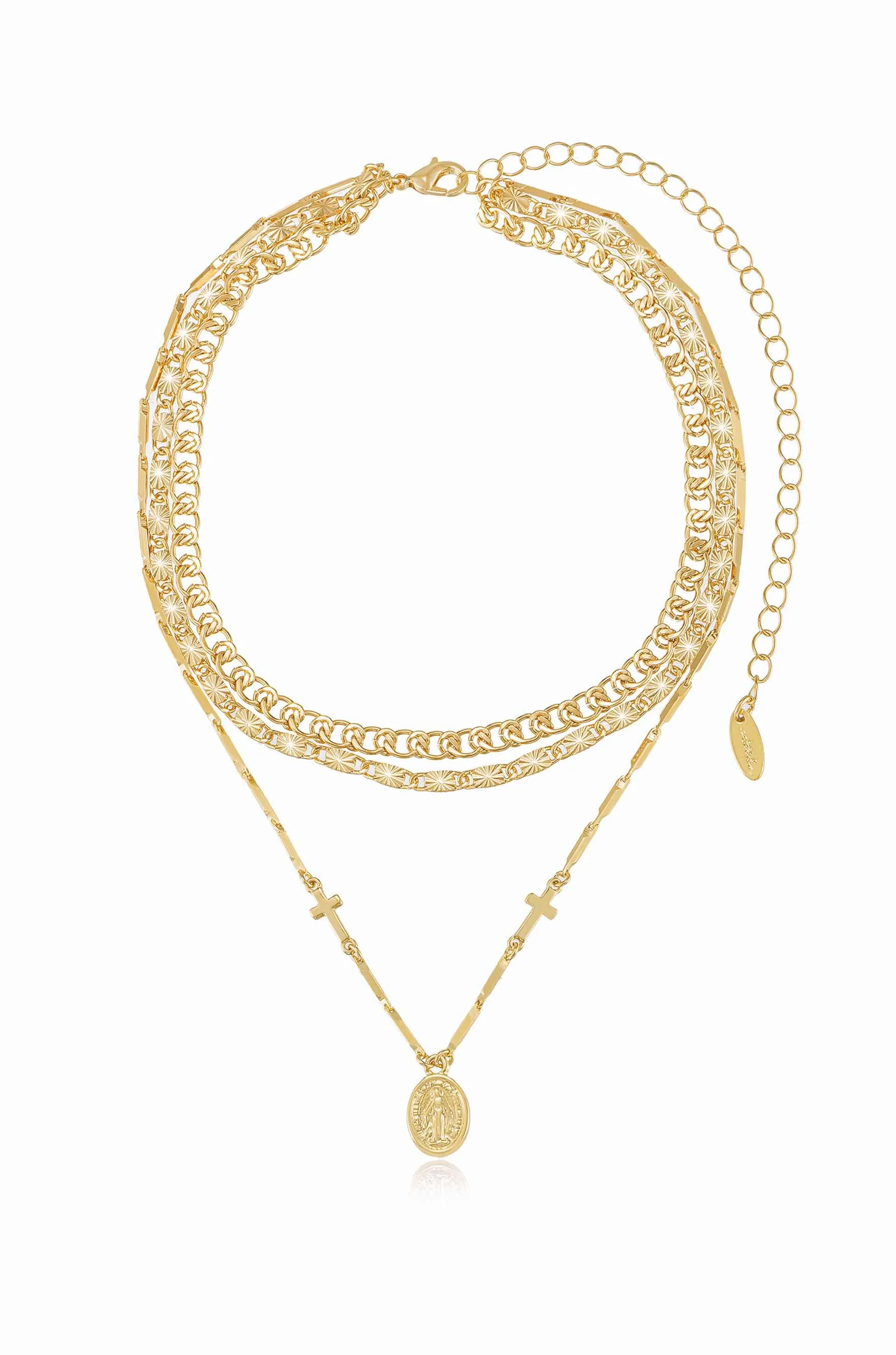 Mixed Layers Necklace sold by Boston Proper product image thumbnail 3